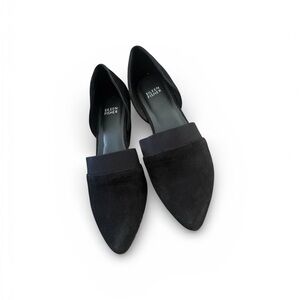 Eileen Fisher Women's Black wedge dress shoes